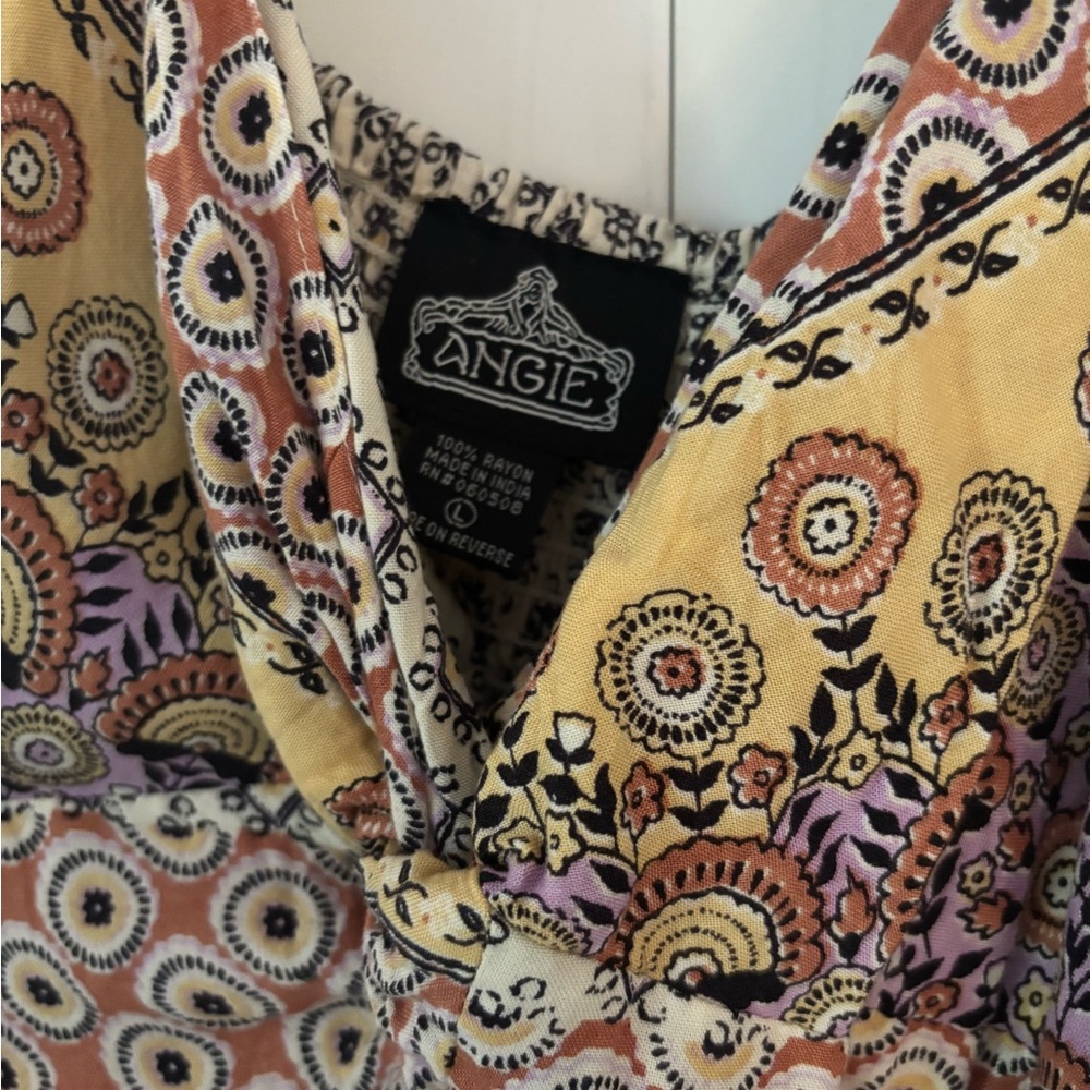 Angie Floral Patterned Jumpsuit
